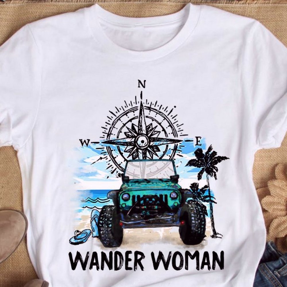 Jeep T Shirt Wander Woman, Jeep Tee shirts, Jeep Shirt For Women